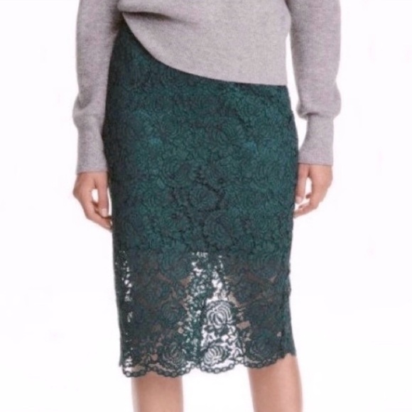 H&M Green Pencil Skirt for Women Size 8 - Picture 6 of 6